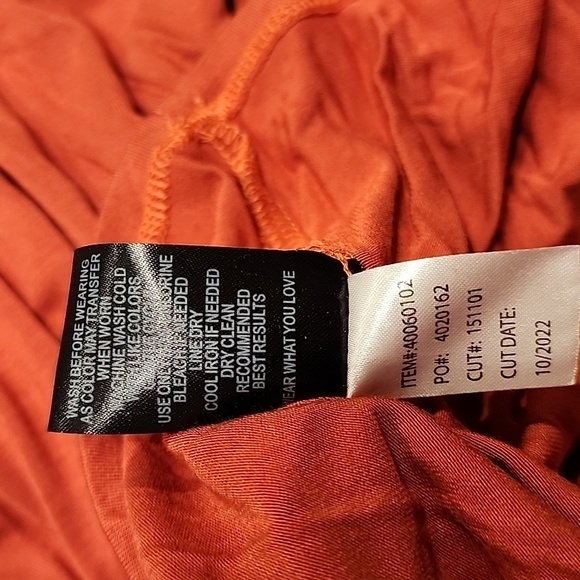 Torrid - Super Soft Chiffon Sleeve Lace Inset Tie Detail Top in Baked Apple - Picture 9 of 13